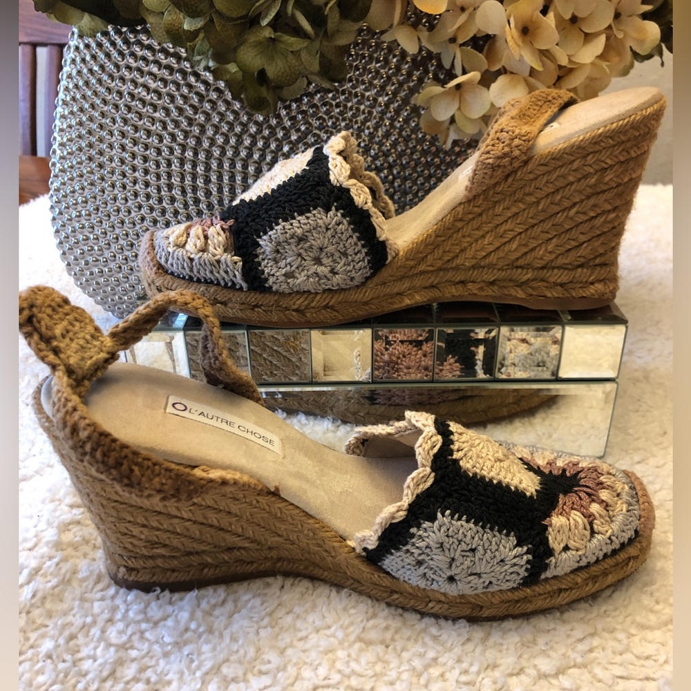 L’Autre Chose Crochet Espadrilles